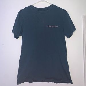 Light Black Fish Hippie Shirt